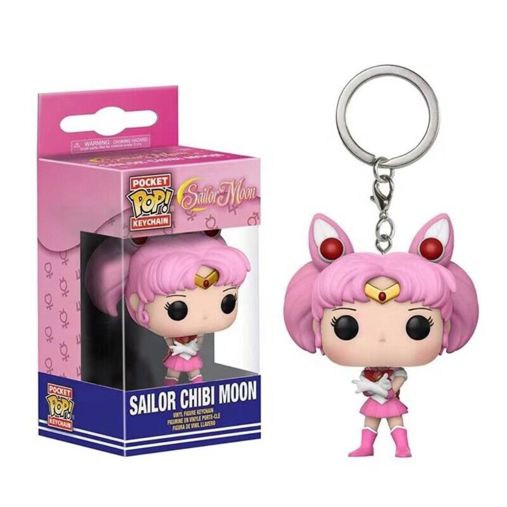 Funko Sailor Chibi Moon Key Chain Key Ring Cute Figurine Character Keychain
